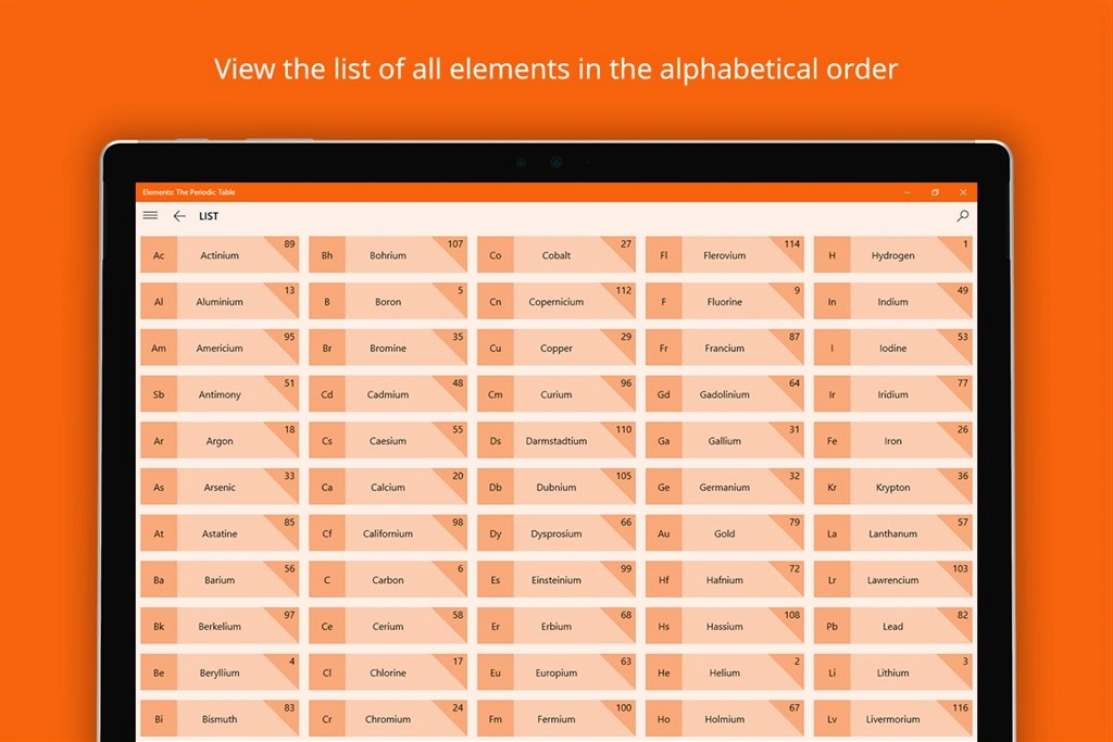 Elements: The Periodic Table Screenshot Image #2