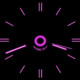 Neon Clock Icon Image