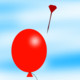 Darts and Balloon Icon Image