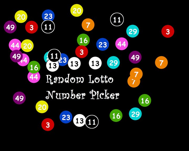 Lotto Numbers Image
