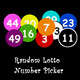 Lotto Numbers Icon Image