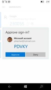 Microsoft Authenticator Screenshot Image #2