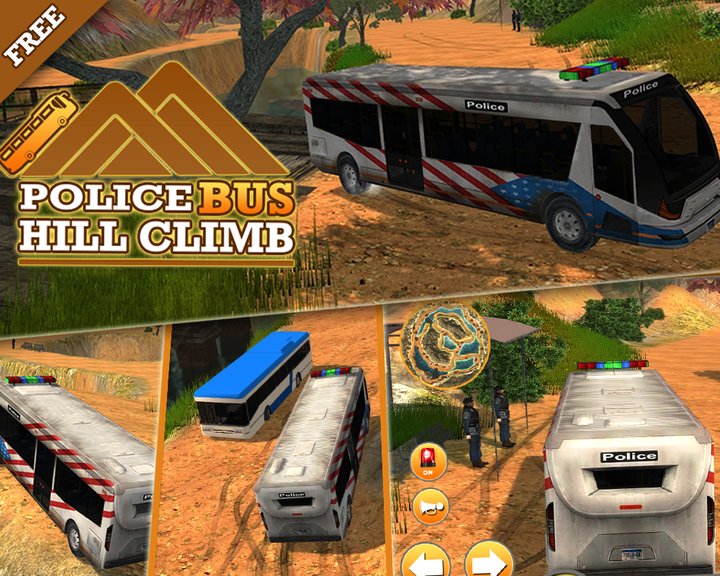 Police Bus Hill Climb Image