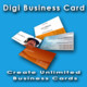 Digi Business Card Icon Image