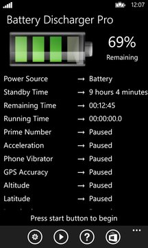 Battery Discharger Pro Screenshot Image