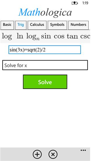 Mathologica Screenshot Image