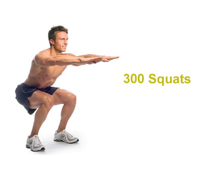 300 Squats Image