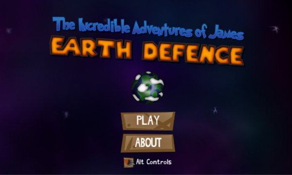 Adventures of James: Earth Defence Screenshot Image