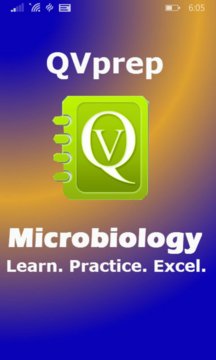 QVprep Learn Microbiology App Screenshot 1