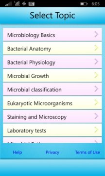 QVprep Learn Microbiology App Screenshot 2