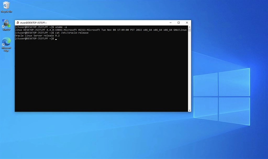 Oracle Linux 9.2 Screenshot Image