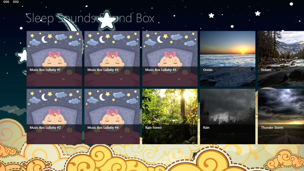 Sleep Sounds Music Box Screenshot Image