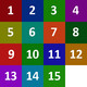 Number Tiles Icon Image