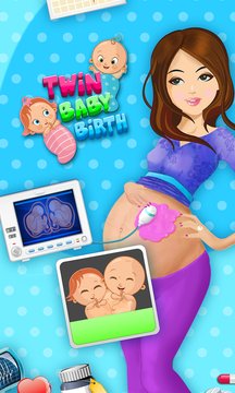 Mommy's Twin Baby Birth Screenshot Image