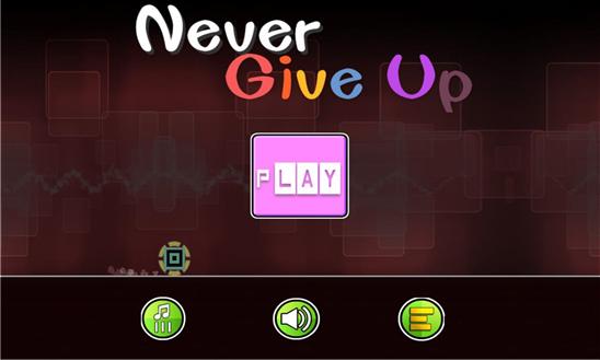 Never Give Up Screenshot Image