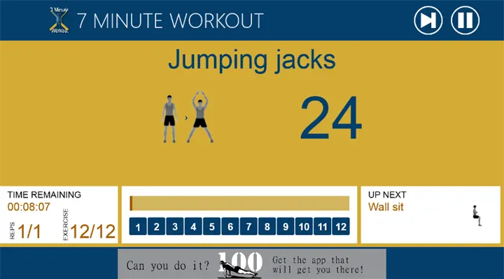 7 Minute Workout Image