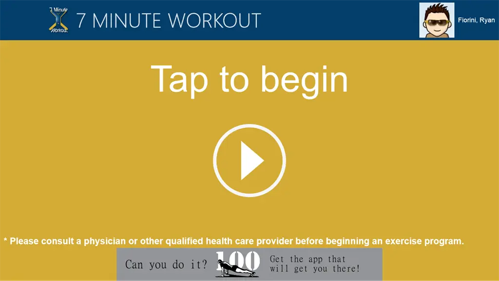 7 Minute Workout Screenshot Image #1