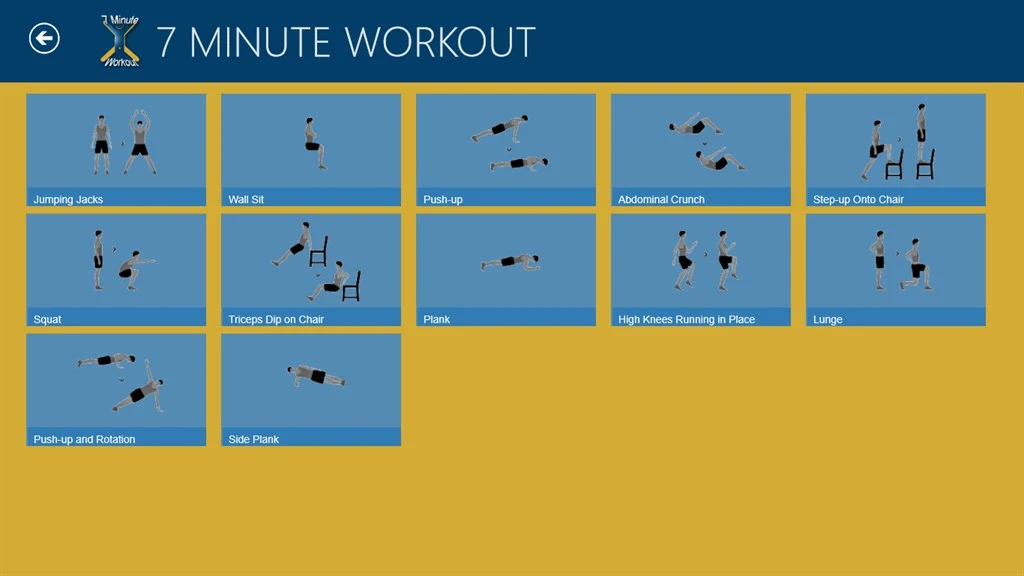 7 Minute Workout Screenshot Image #6