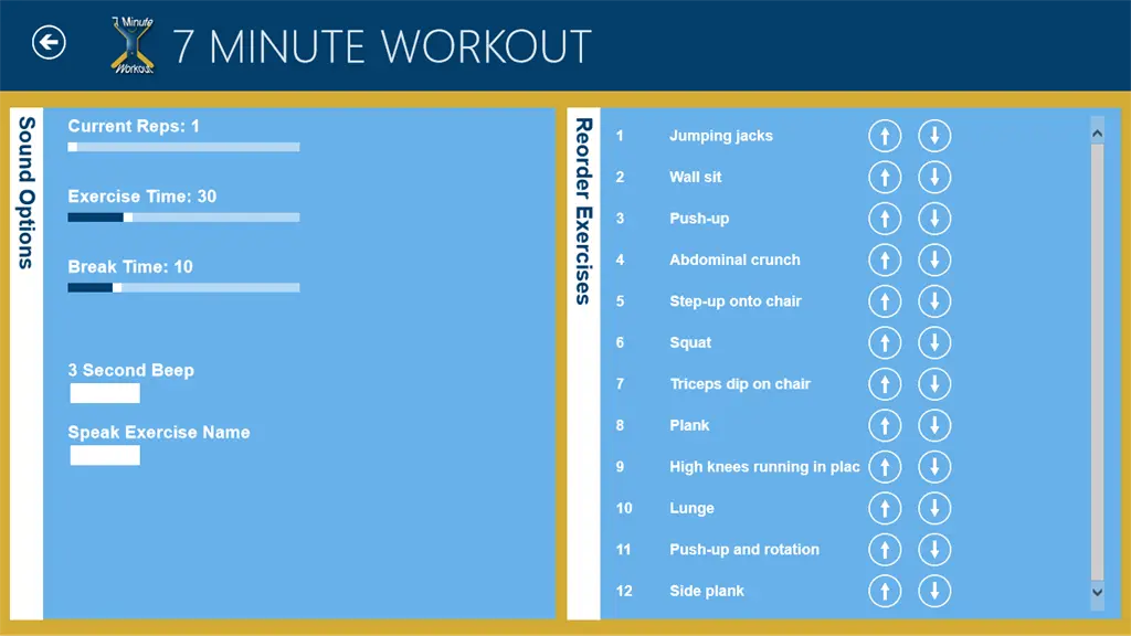 7 Minute Workout Screenshot Image #8
