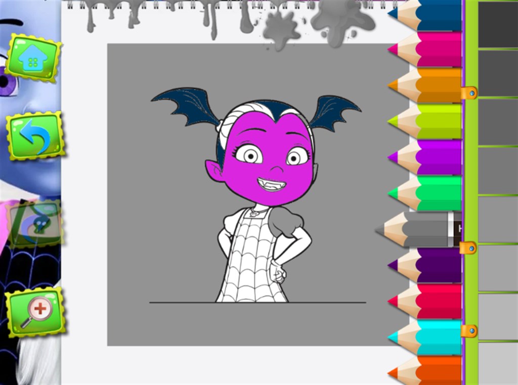 Coloring Vampire Book Screenshot Image