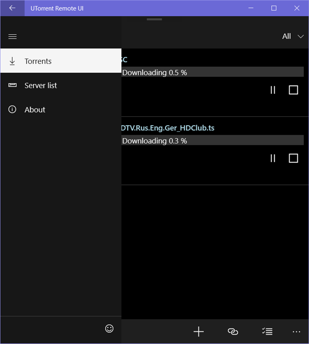 UTorrent Remote UI Screenshot Image #8