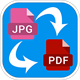 JPG to PDF Plus Icon Image