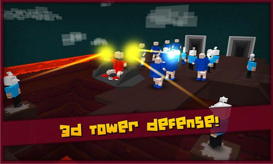 Block Defender - defense of the pixel tower Screenshot Image