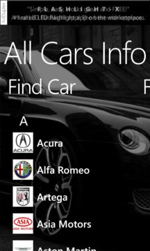 All Cars Info Screenshot Image