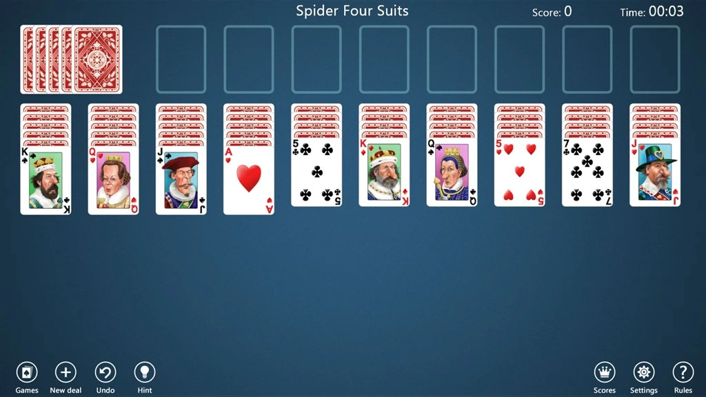 Spider Solitaire Collection Screenshot Image #3