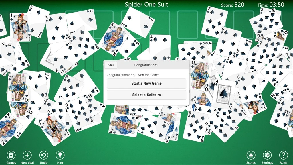 Spider Solitaire Collection Screenshot Image #7