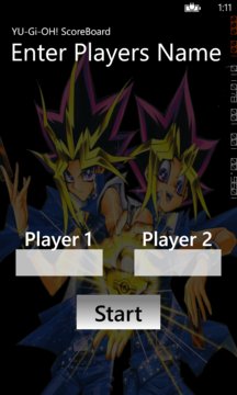 Yu Gi Oh ScoreBoard App Screenshot 1