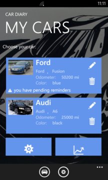 Car Diary Screenshot Image