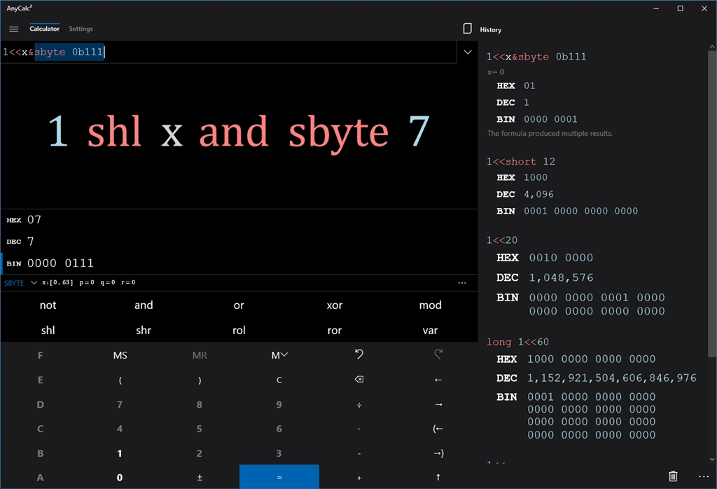AnyCalc² (Beta) Screenshot Image #5