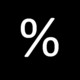 Percentage Calculator Icon Image