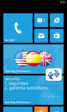 Spanish English Dictionary+ Screenshot Image