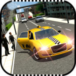 Modern Taxi Driving 3D Image