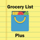 Grocery List Plus Icon Image