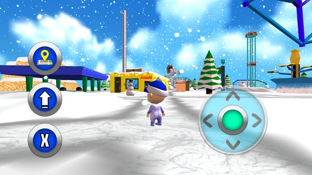 Baby Snow Park Winter Fun App Screenshot 2