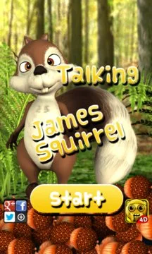 Talking James Squirrel Screenshot Image