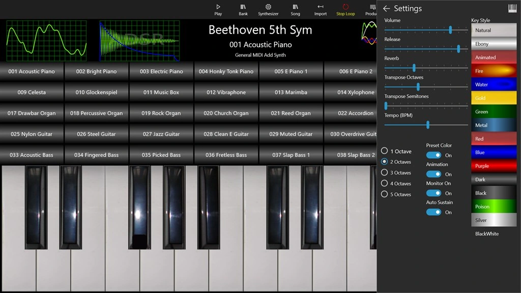 Free Music Keyboard Screenshot Image #2
