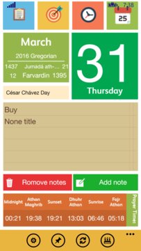 Window Calendar Screenshot Image