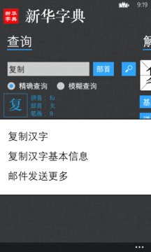 Chinese Dictionary Screenshot Image