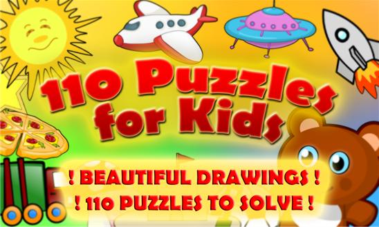 110 Puzzles for Kids Screenshot Image