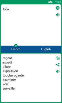 French English Translator Screenshot Image
