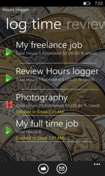 Hours Logger Screenshot Image