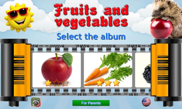Fruits and Vegetables for Kids Screenshot Image