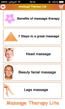 Massage Therapy Lite Screenshot Image