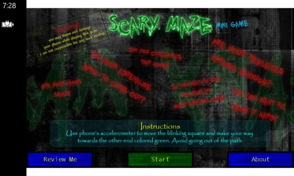 Scary Maze Screenshot Image