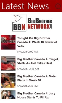 Big Brother Network App Screenshot 2