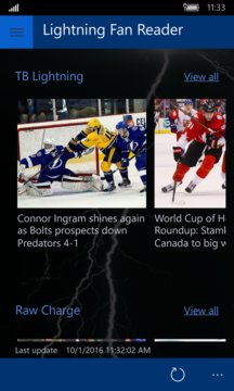 Lightning Fan Reader Screenshot Image
